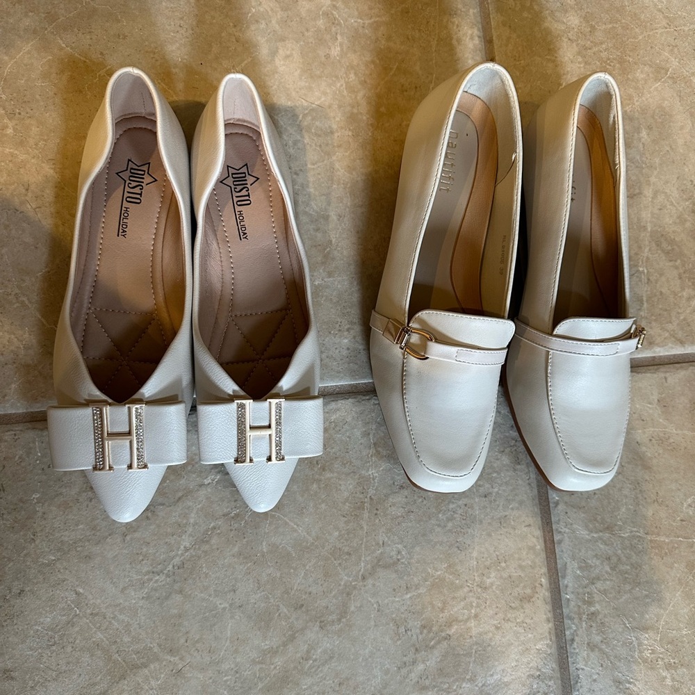 Two pairs of work shoes size 8